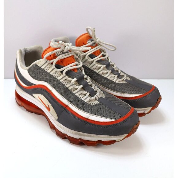 Nike Air Max 24-7 3M Team Orange/Dark Grey Running Shoes Size 11 Y2K USED - Picture 1 of 9